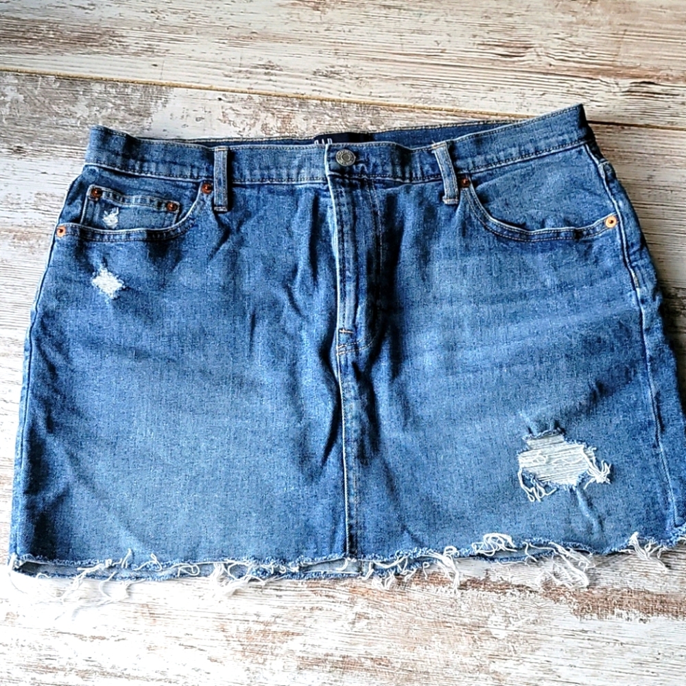 Gap denim skirt
